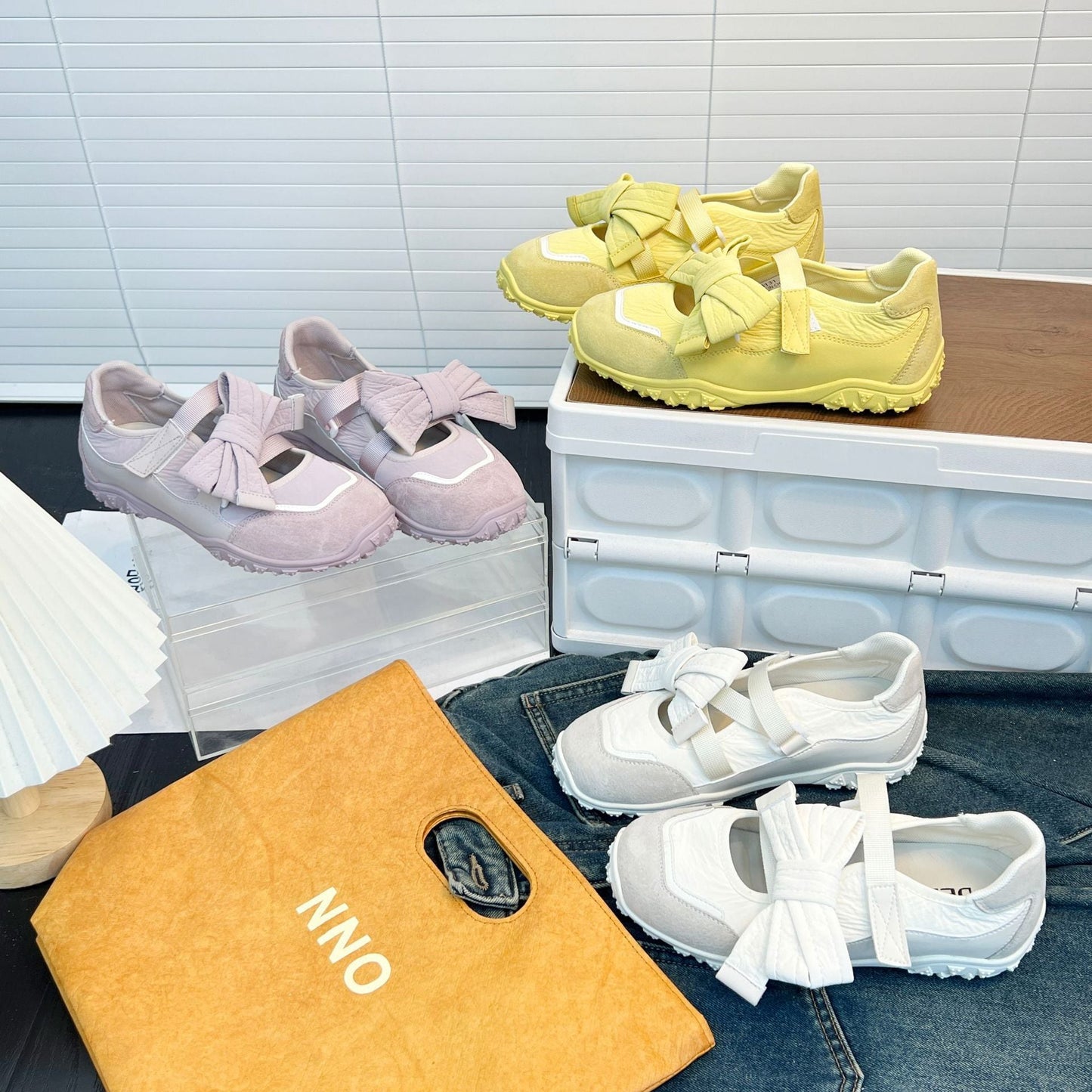 Damen Sneaker Sportlich Atmungsaktiv mit Verstellriemen
