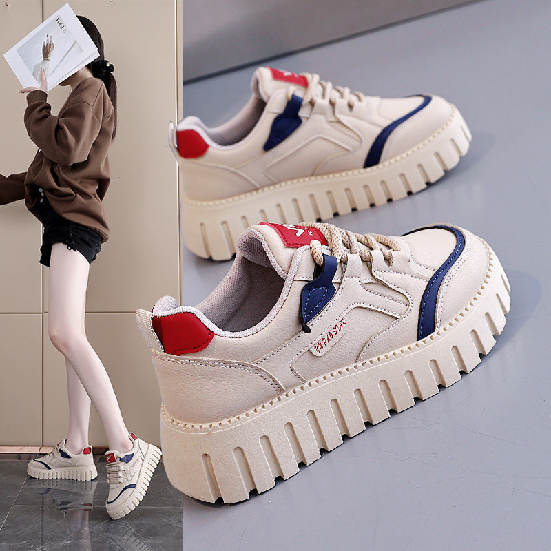 Damen Sneaker PlateauSchuhe Hochwertig Trendig - BerlinGlamour