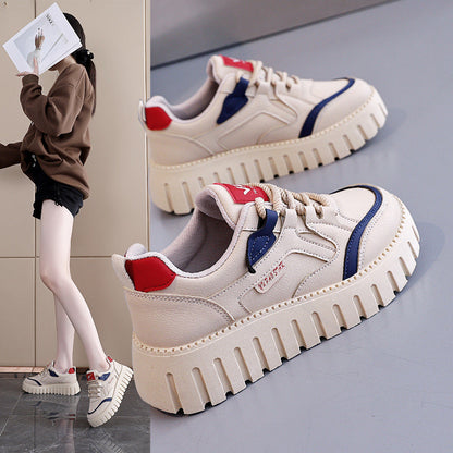 Damen Sneaker PlateauSchuhe Hochwertig Trendig - BerlinGlamour