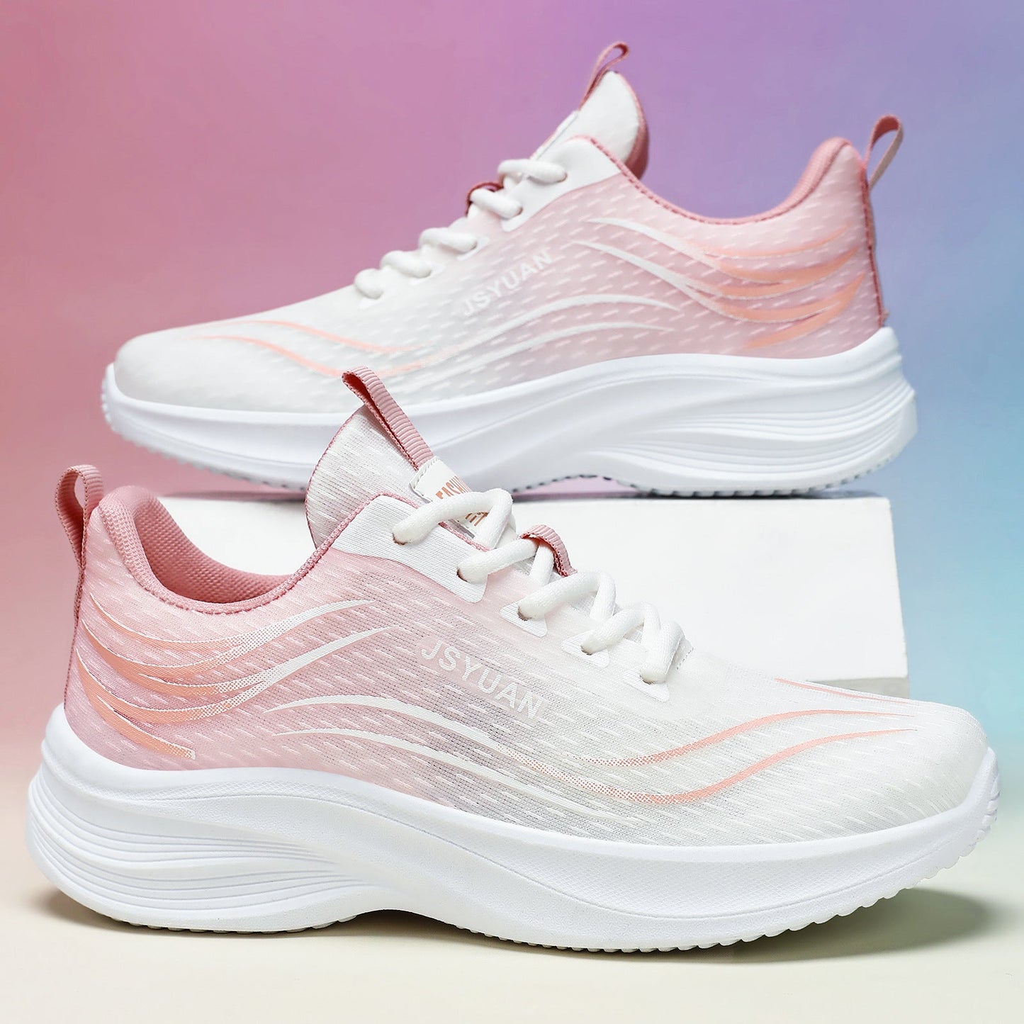 Damen Laufschuhe Sportlich Atmungsaktiv Gepolstert