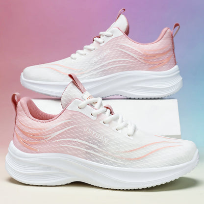Damen Laufschuhe Sportlich Atmungsaktiv Gepolstert