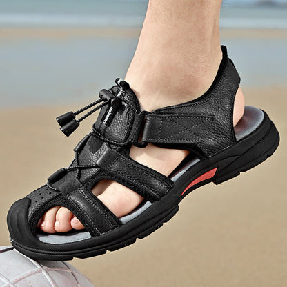 Herren Sandalen Outdoor Rutschfest Verstellbar Sportlich