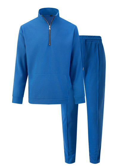 Sportlicher Herren Pullover Reißverschluss mit Jogginghosen