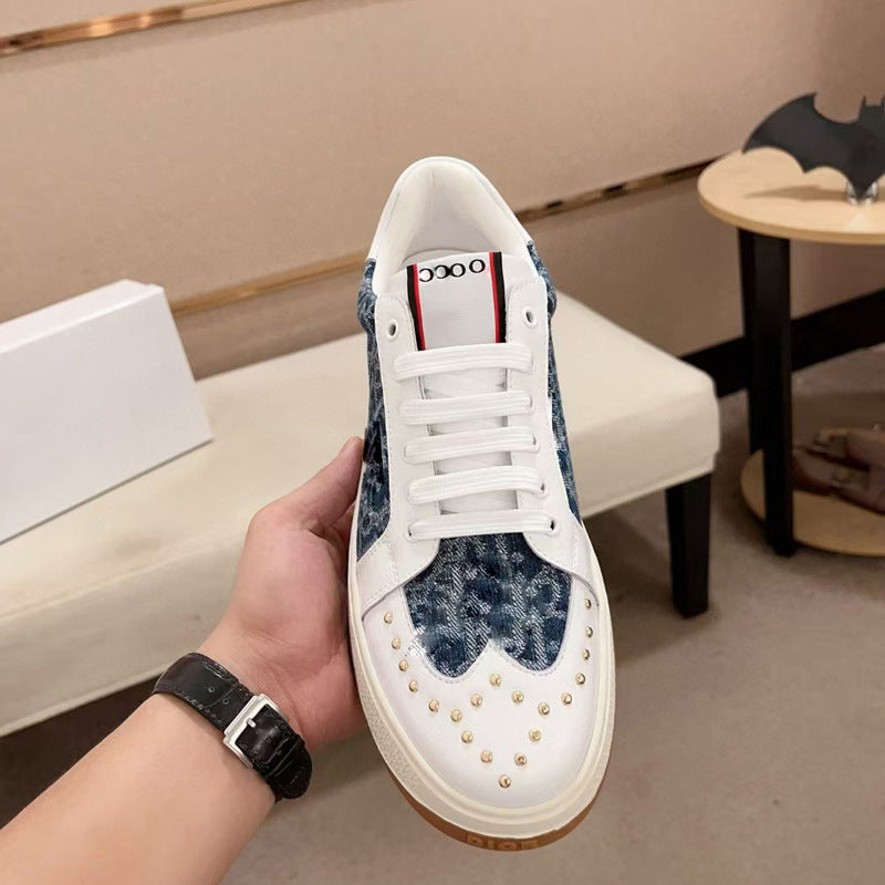 Damen Sneaker Geometrisch Modisch Trendy