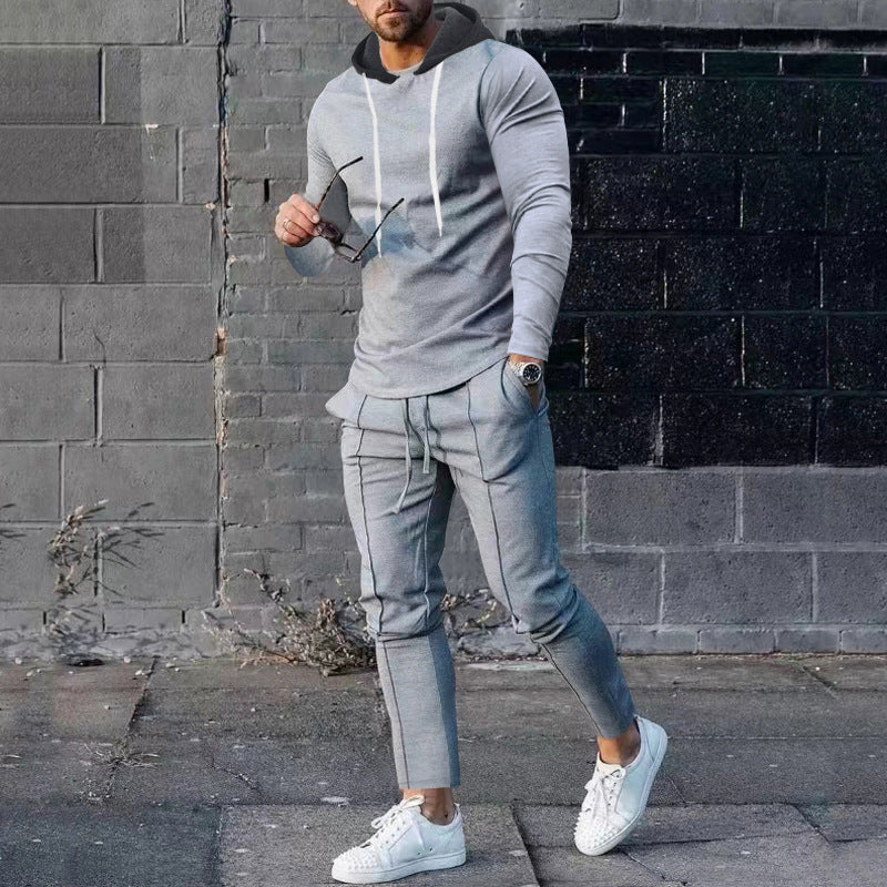 Herren Sportset Hoodie Jogginghose Modern Trendy