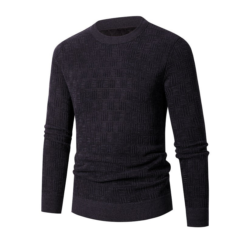 Herren Strickpullover Modern mit Strukturdesign