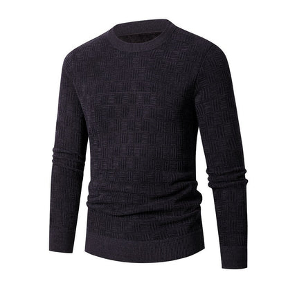 Herren Strickpullover Modern mit Strukturdesign
