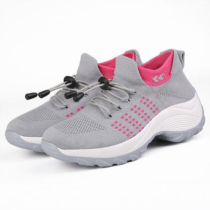 Damen Laufschuhe Atmungsaktiv mit Schnürsystem