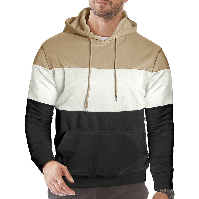 Herren Kapuzenpullover Trendig Farbblock Design Modern