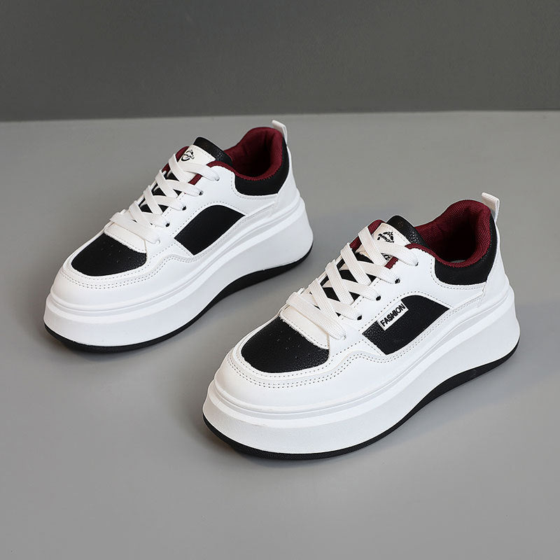 Damen Sneaker Plateau Schuhe Atmungsaktiv Gepolstert