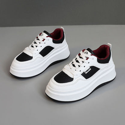 Damen Sneaker Plateau Schuhe Atmungsaktiv Gepolstert