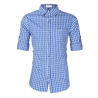 Herren Freizeithemd Kariert Modern Berlin Style