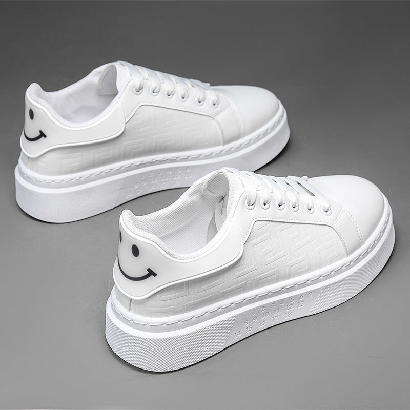 Damen Sneaker Modisch Sportlich Weiße