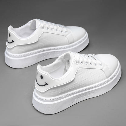 Damen Sneaker Modisch Sportlich Weiße