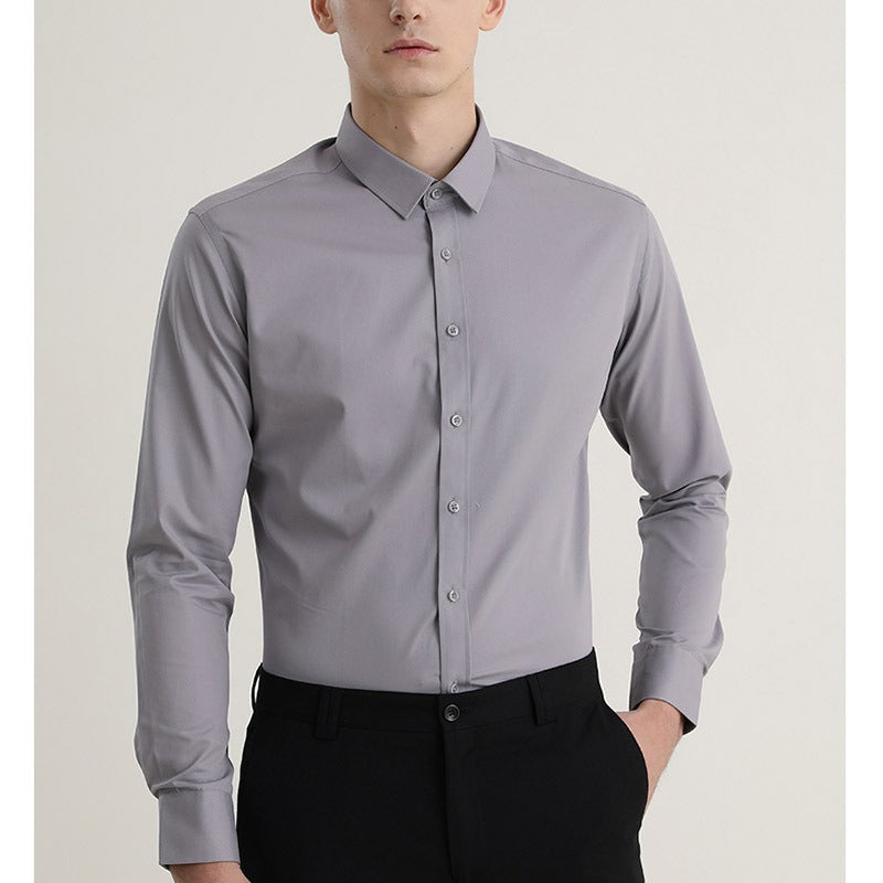 Herren Langarmhemd Slim Fit Baumwolle Berlin Style