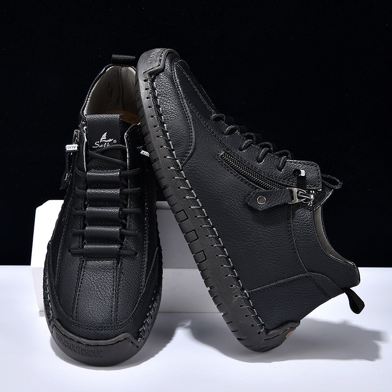 Damen Sneaker Sportlich Atmungsaktiv Robust Schwarz