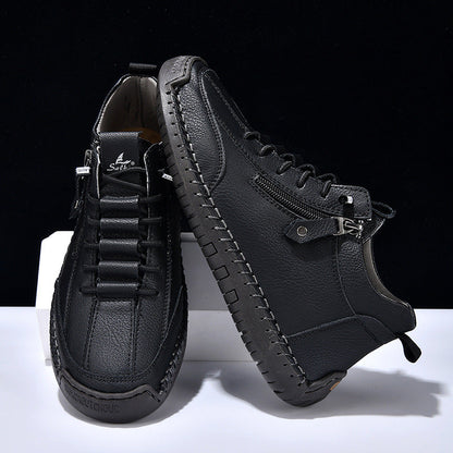 Damen Sneaker Sportlich Atmungsaktiv Robust Schwarz