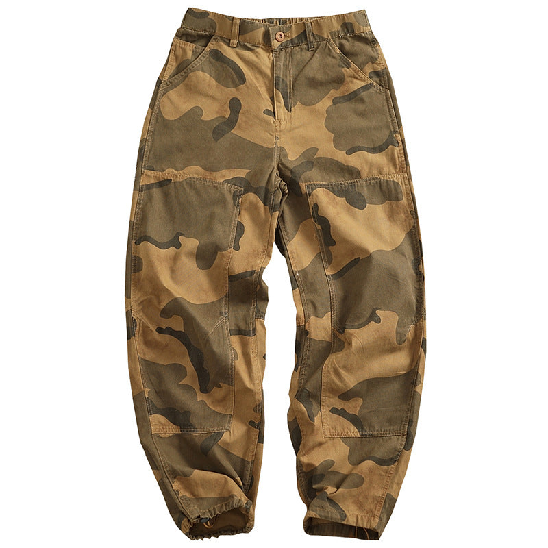 der neue Titel: Stylisches Camouflage-Design Herren Cargohose mit elastischem Bund und praktischen Taschen