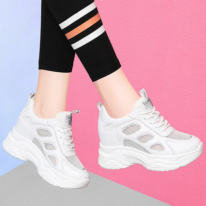 Damen Laufschuhe Bequem Atmungsaktiv Mesh Sneaker Sport