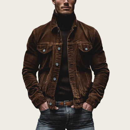 Herren Cordjacke Modern mit authentischem Stil - BerlinGlamour
