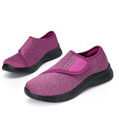 Damen Fitnessschuhe Bequem Slip-On mit Klettverschluss Sport