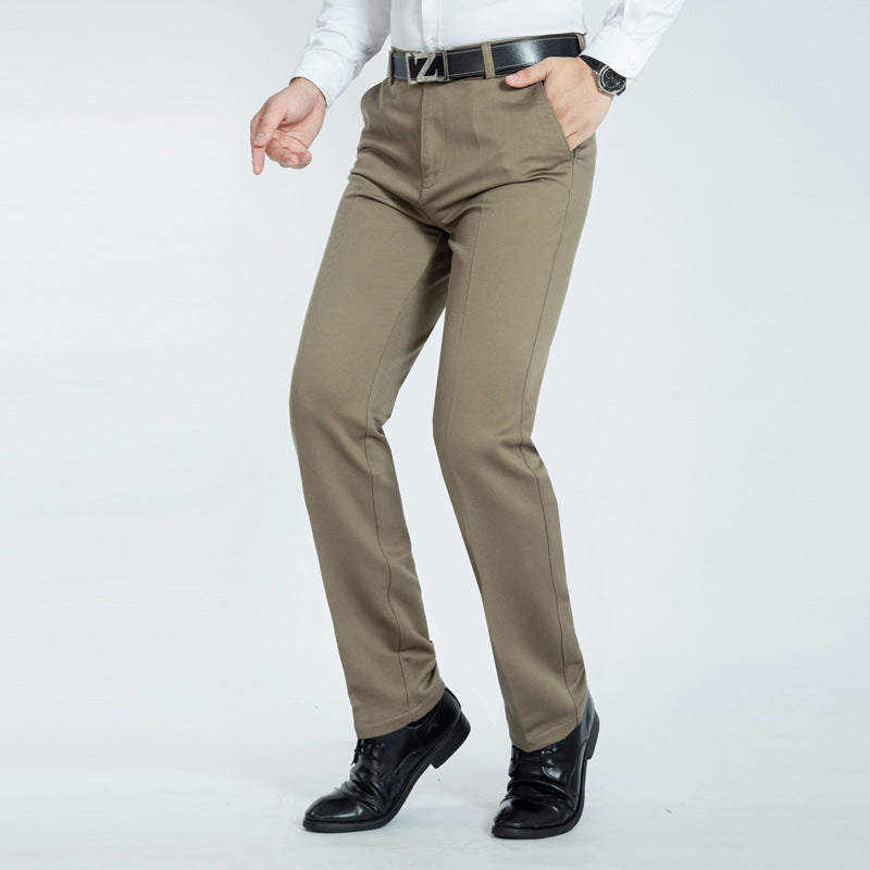 Herren Business-Hose Elegant Stretch Komfort Schwarz