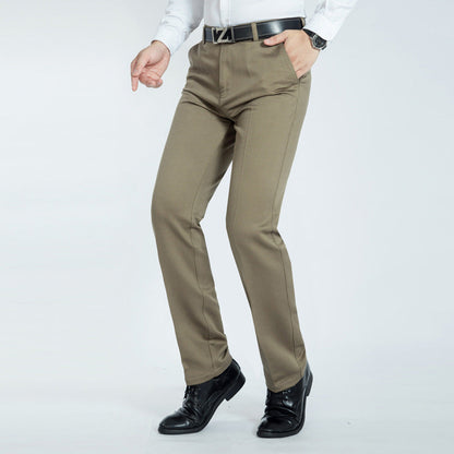 Herren Business-Hose Elegant Stretch Komfort Schwarz