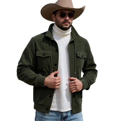 Herren Strickjacke Lässig Modern mit Brusttaschen