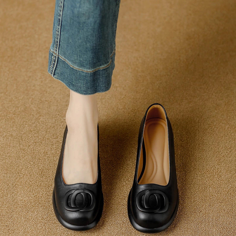 Damen Ballerinas Komfortabel Elegante Modisch mit Weichem Fußbett