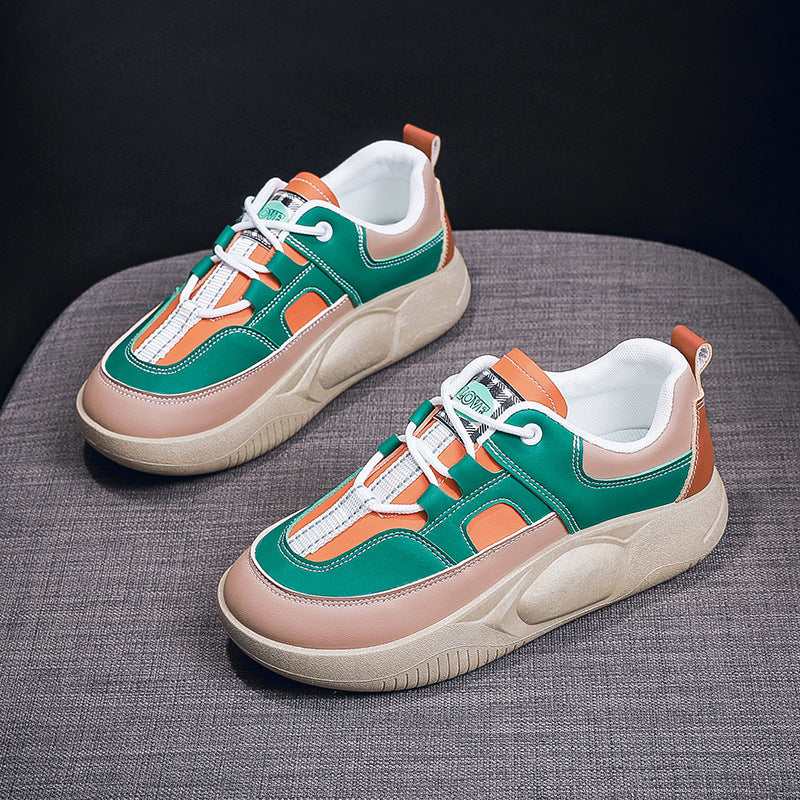 Damen Sneaker Retro Style atmungsaktiv mit weicher Sohle