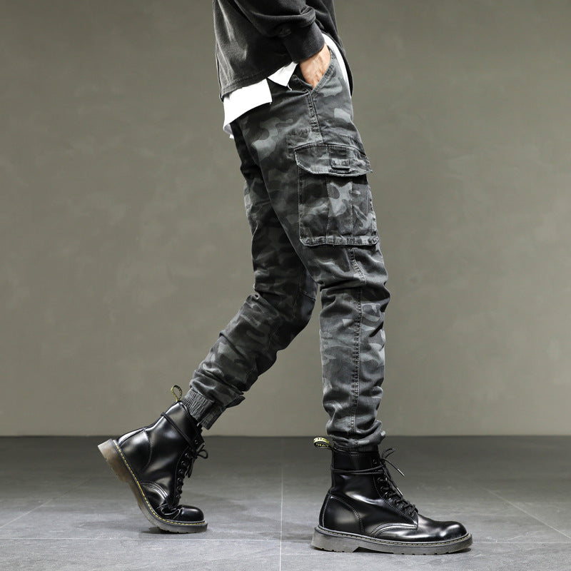 Herren Cargohose Bequem Elastisch Mit Taschen - BerlinGlamour