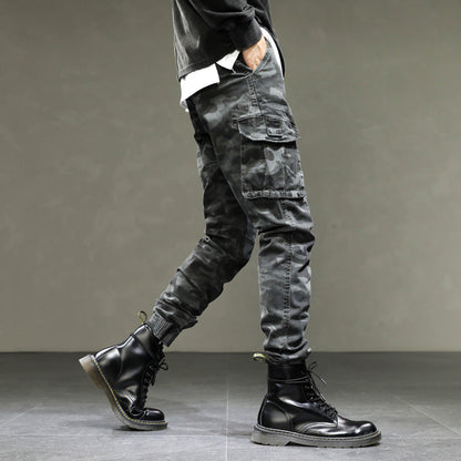Herren Cargohose Bequem Elastisch Mit Taschen - BerlinGlamour