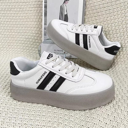 Damen Sneaker Plateau Schuhe Elegant Rutschfest