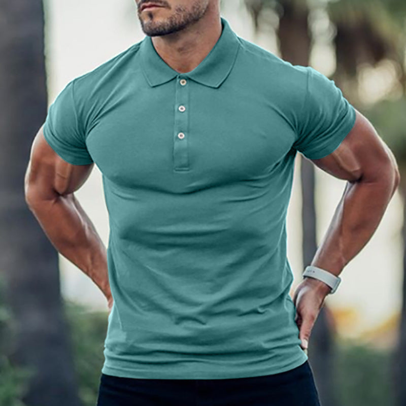 Herren Polo-Shirt Slim Fit Pique-Qualität Modern