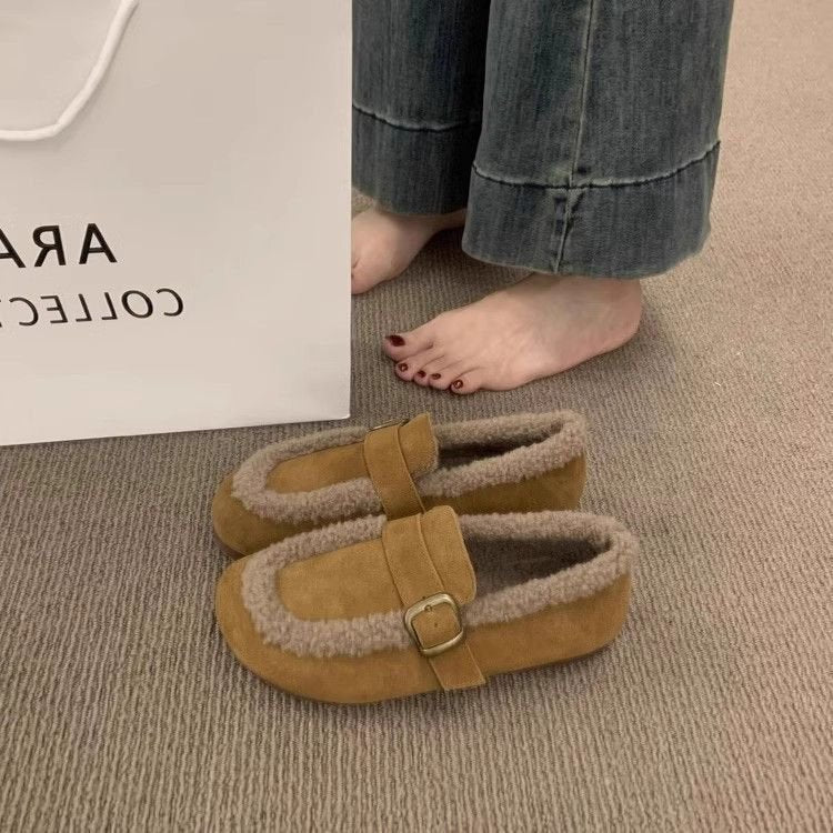 Damen Pantoffeln Warm Bequem Plüsch Innenfutter