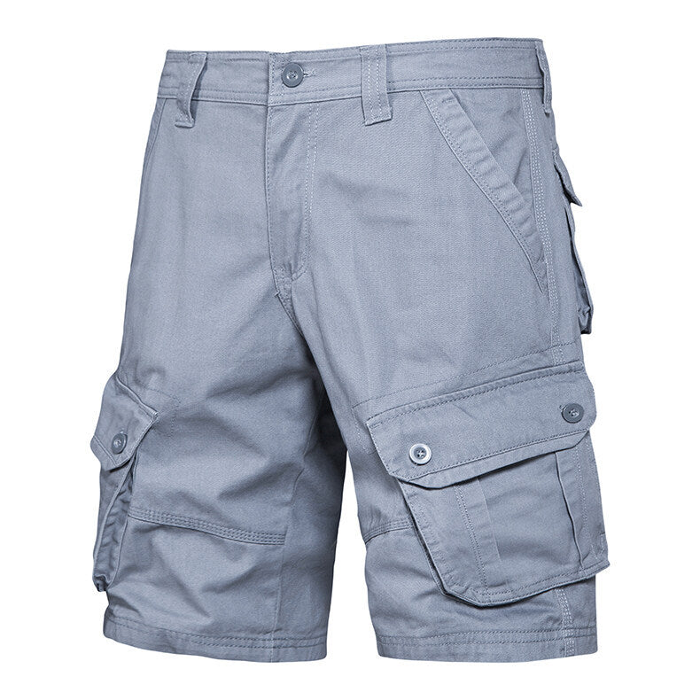 Herren Cargo-Shorts Vieltaschige Freizeit-Shorts Sommer