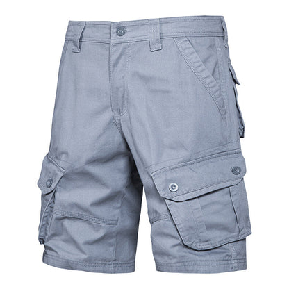 Herren Cargo-Shorts Vieltaschige Freizeit-Shorts Sommer