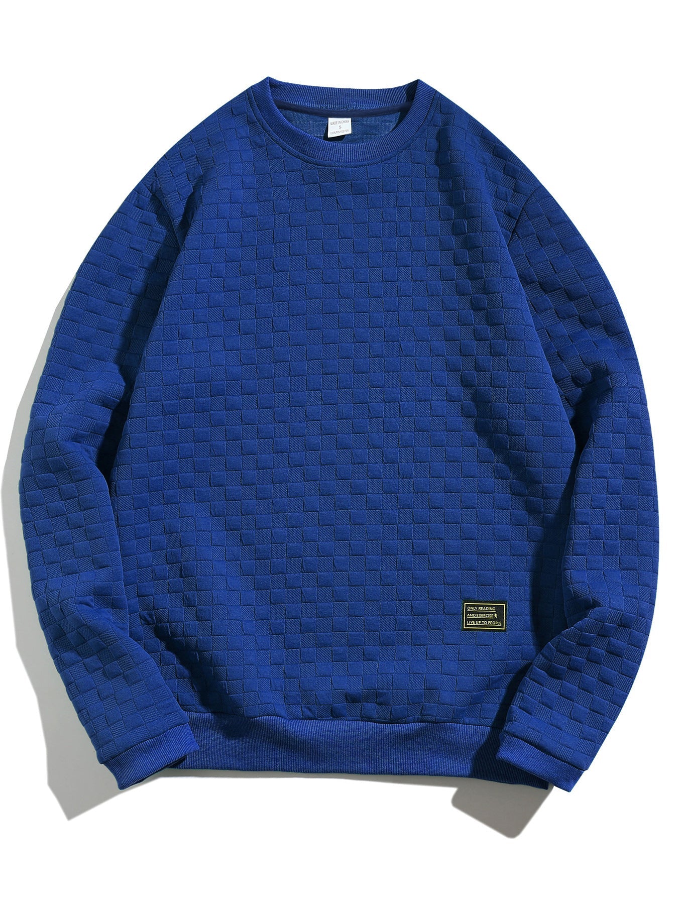 Herren Sweater Lässig Rundhals Elastisch Modern
