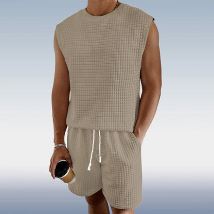 Herren Sport-Set Elastisch Modern mit Strukturdesign