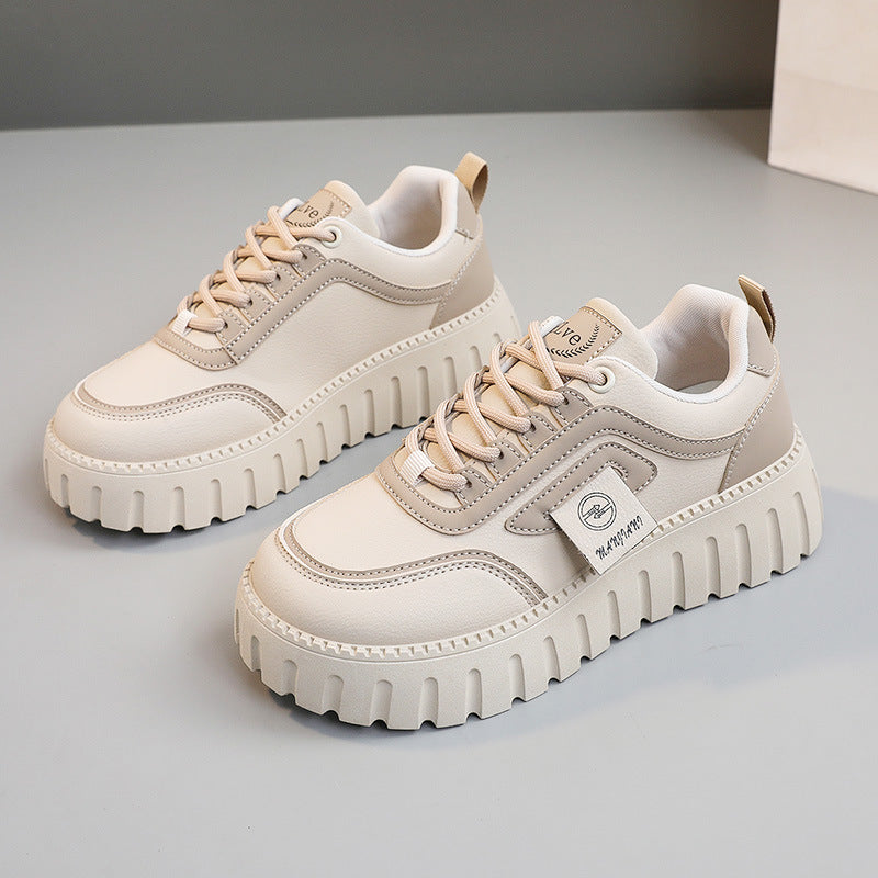 Damen Sneaker Chunky Plattform Schuhe Bequem Laufsohle