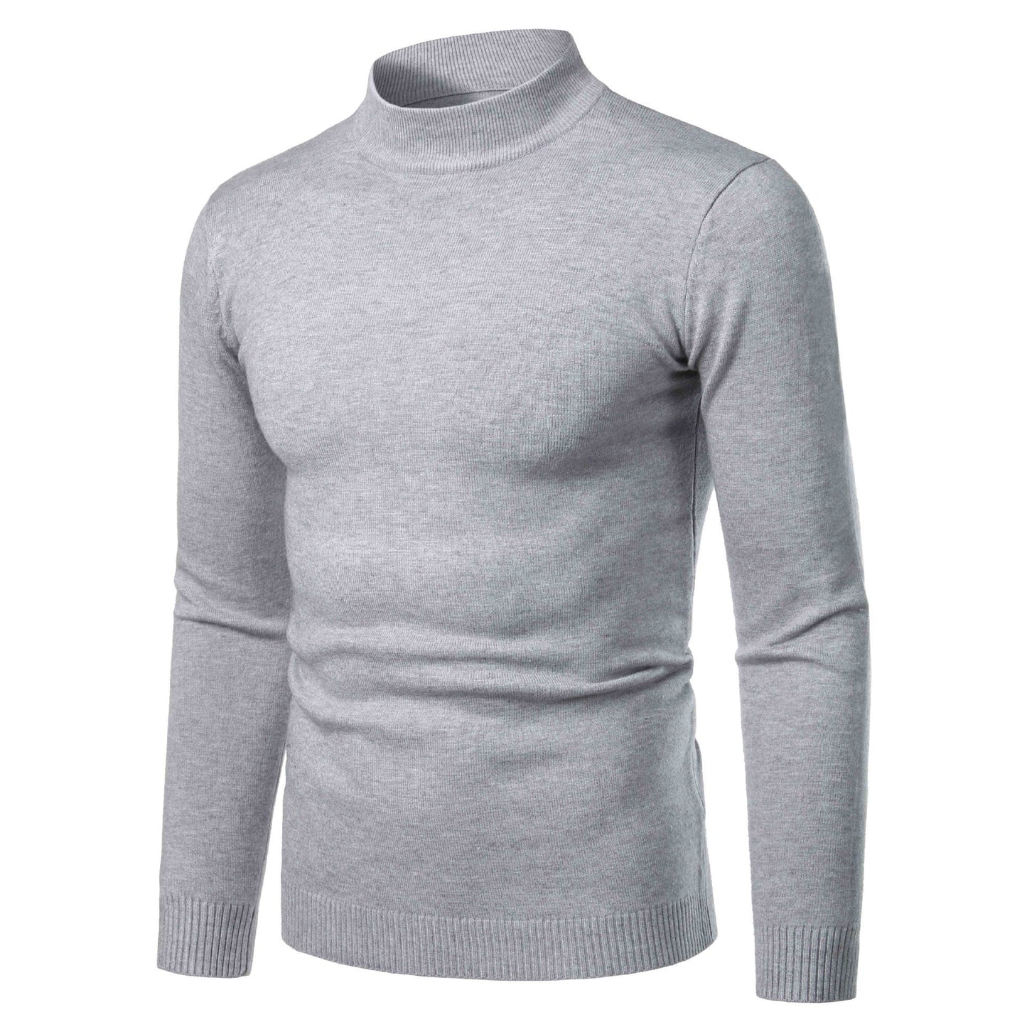 Herren Rollkragenpullover Warm Fein Strick Made