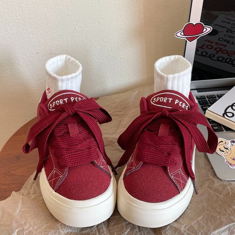 Damen Sneaker Hoch Sportlich Elegant Schnürung