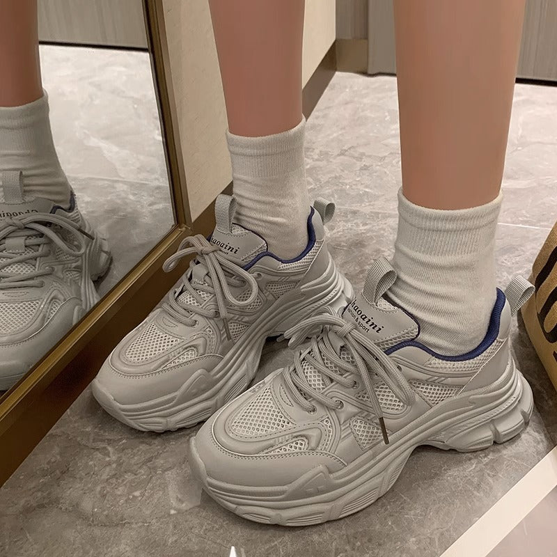 Damen Laufschuhe Sportlich Leicht mit Mesh Oberfläche