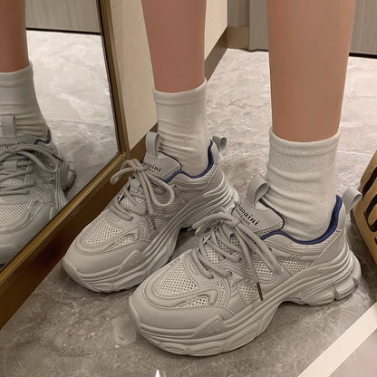 Damen Laufschuhe Sportlich Leicht mit Mesh Oberfläche
