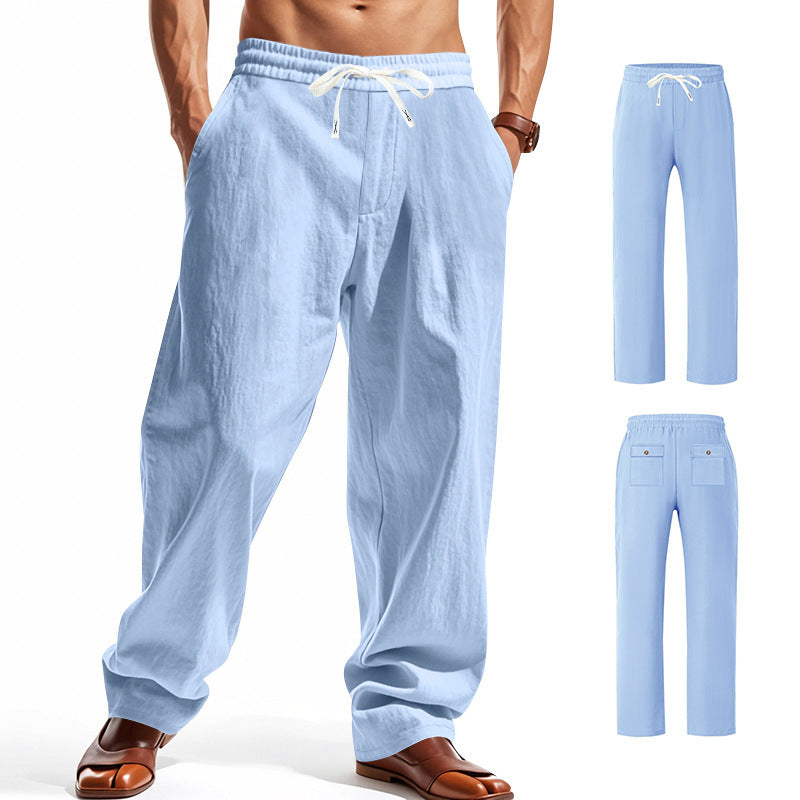 Herren Strandhose Leicht Elastisch Mit Taschen Sommer - BerlinGlamour