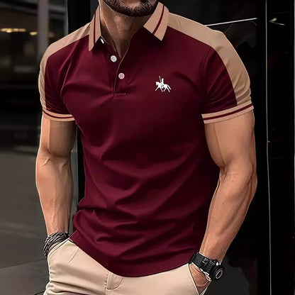Herren Polohemd Sportlich Modern Slimfit