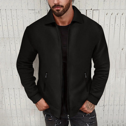 Herren Sweatjacke Modern mit Reißverschlusstaschen
