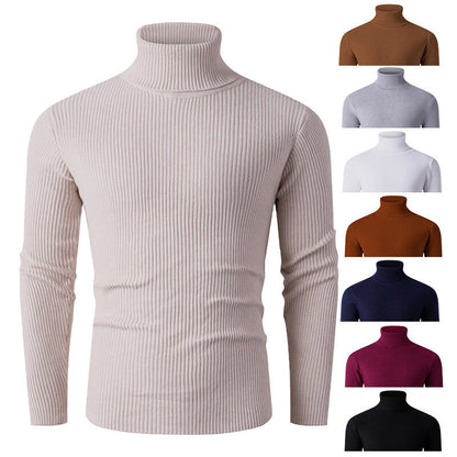 Herren Rollkragenpullover Eleganter Strick Pullover Modern - BerlinGlamour