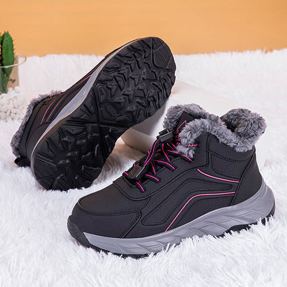 Damen Winterstiefel Warm Rutschfest Schnellverschluss - BerlinGlamour