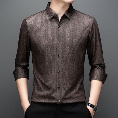 Herren Hemd mit feiner Struktur Moderne Businessstyle - BerlinGlamour